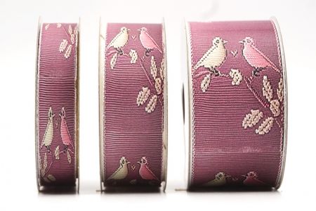 Valentinsliebesvögel Jacquardband_AI-KN